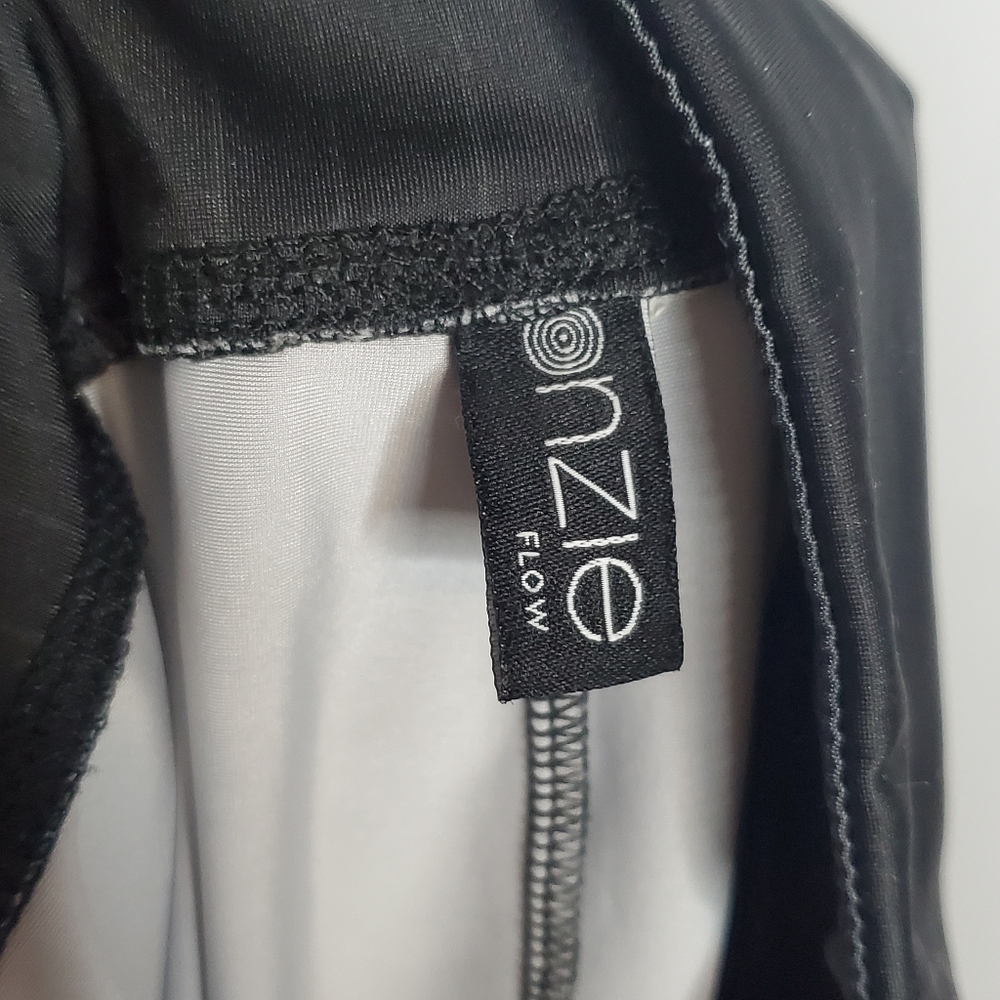 Onzie flow pure barre leggings ombre black gold tan white size small medium‎ - Picture 6 of 8